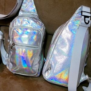 Iridescent Sling Shoulder Bag 🎒